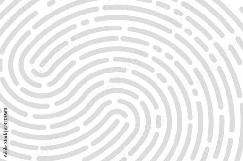 White background fingerprint