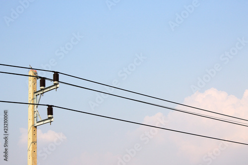 Wallpaper Mural pole with wires Torontodigital.ca