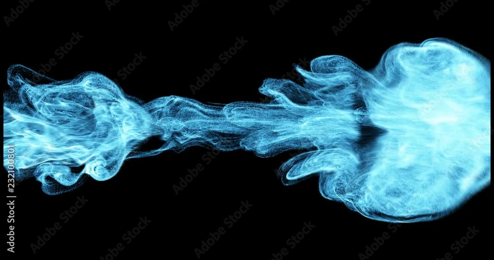 Color dust smoke intro for your video