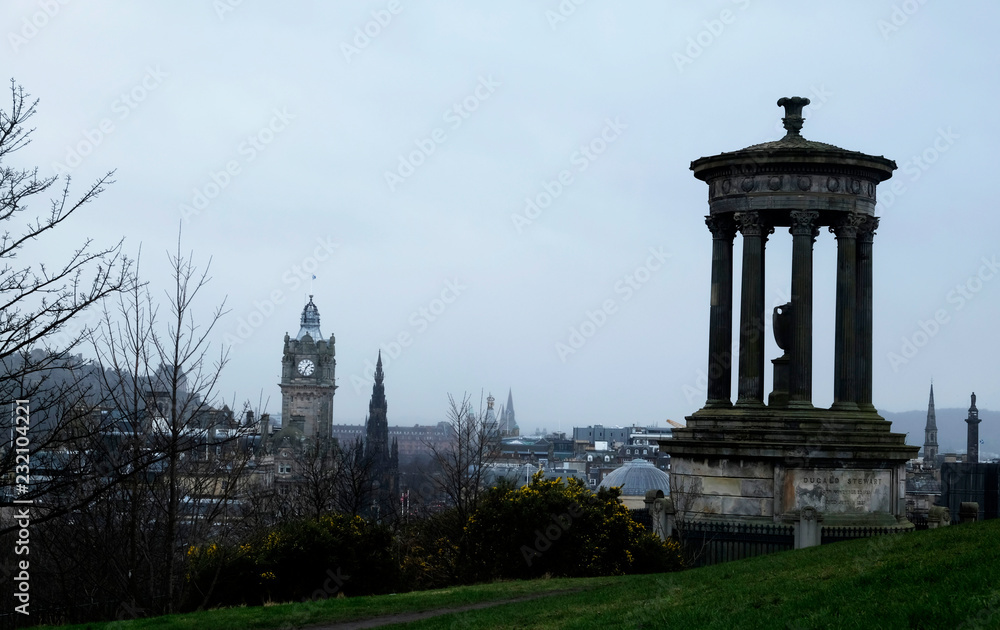 Obraz premium Calton Hill of Edinburgh
