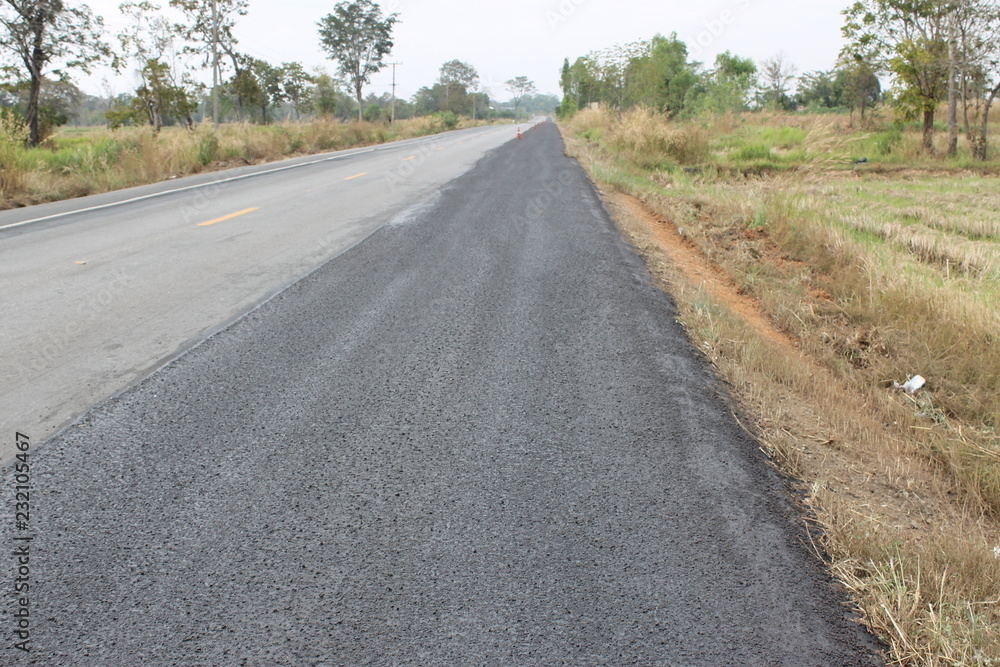 road in the countryside