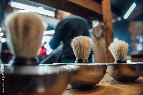 brush in bowl