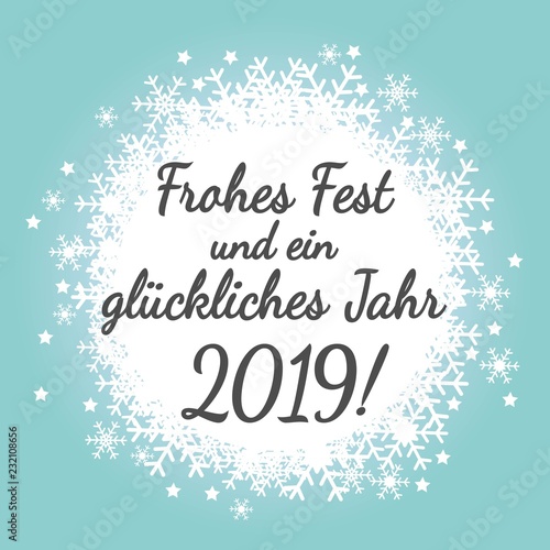 Frohes Fest und ein glückliches Jahr 2019