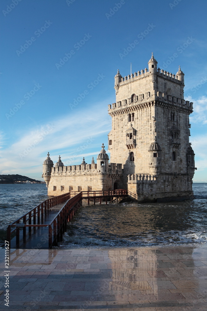 Belem Tower in Lisbon, Portugal