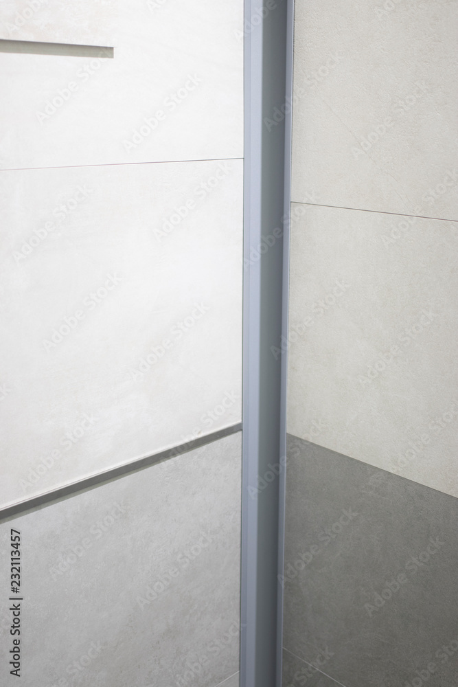 Fototapeta premium Kitchen bathroom tiles display
