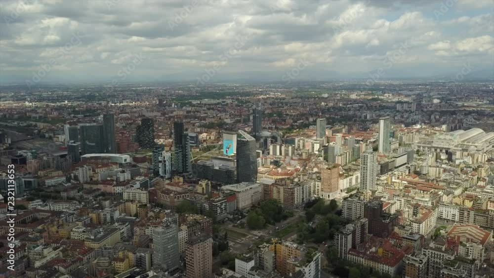 sunny day milan city downtown aerial panorama 4k italy
sunny day milan city downtown aerial panorama 4k italy