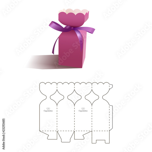 Retail Box with Blueprint Template