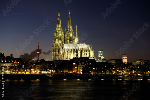 Cathedral of Cologne by Night