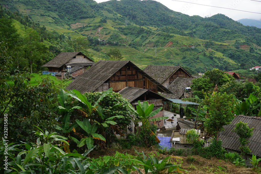 Ban Ho village in Sapa district, north-west Vietnam