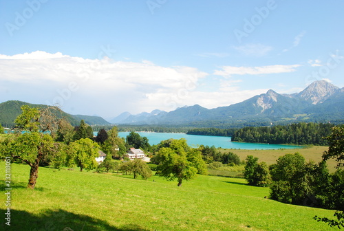 Tableau sur toile Faak Am See Lake