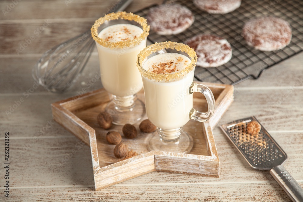 Traditional eggnog for Christmas Traditional eggnog for Christmas