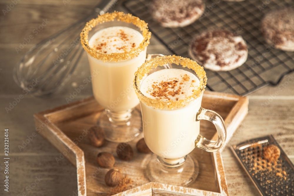 Traditional eggnog for Christmas Traditional eggnog for Christmas