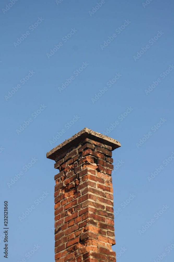 chimney on roof