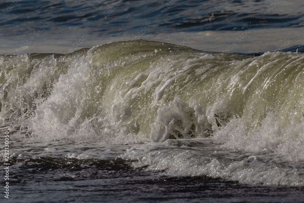 Fototapeta premium Fale na Morzu Północnym