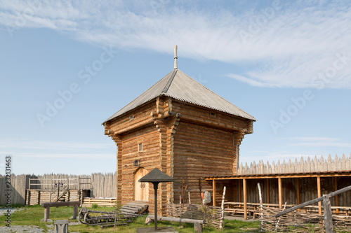 Salekhard. historical kopleks, Obdorskaya fortress. Russia © Shchipkova Elena