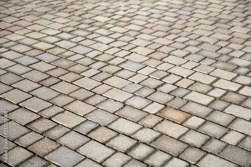 Stone block pathway
