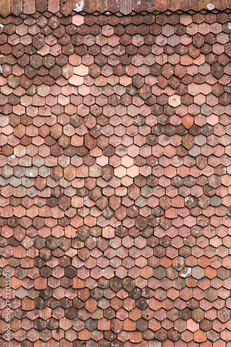 Roof tiles backdrop