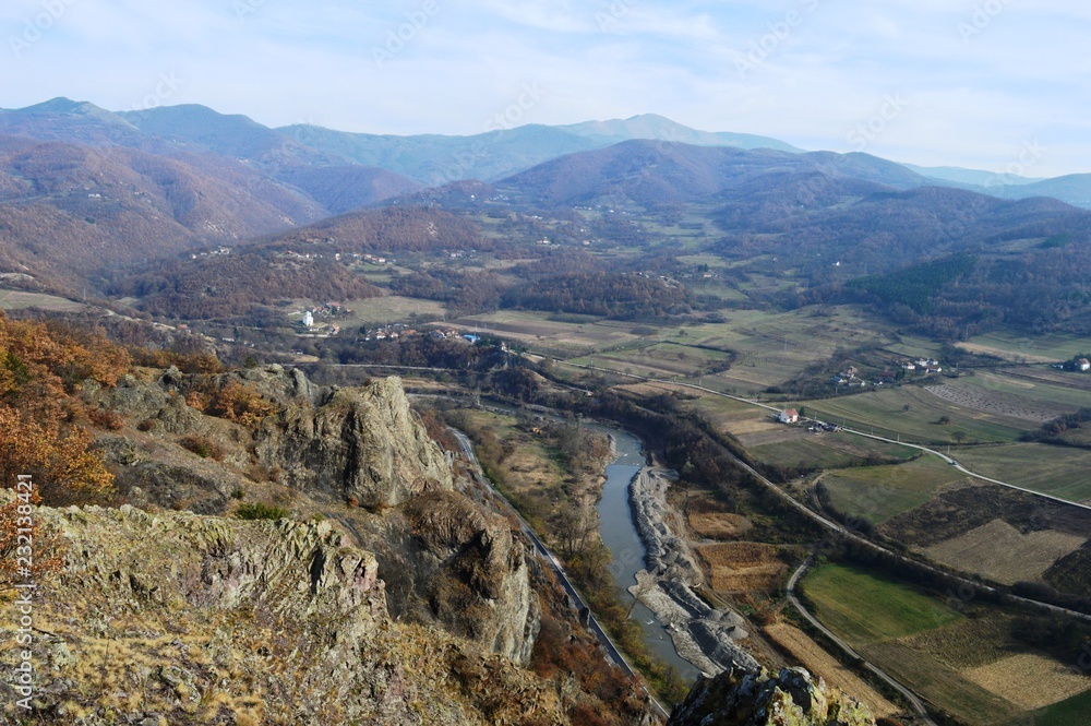 landscape of the village in autumn
landscape of the village in autumn