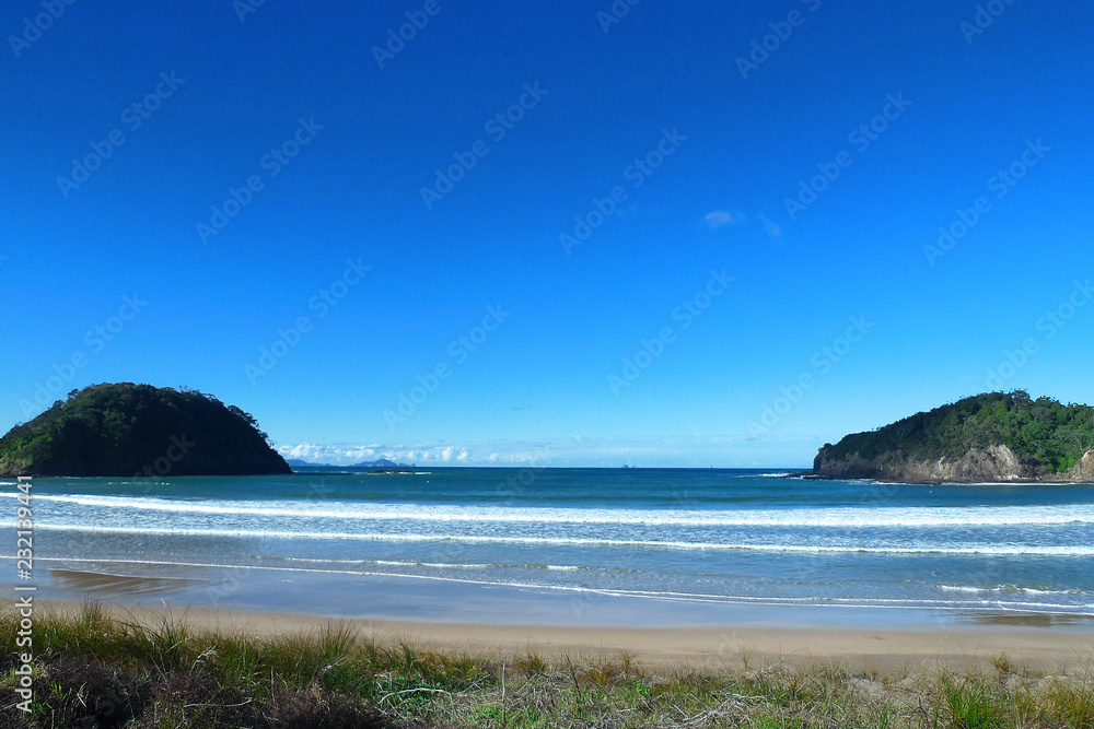 Beach in New Zealand