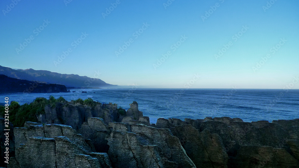 Pancake Rocks in New Zealand