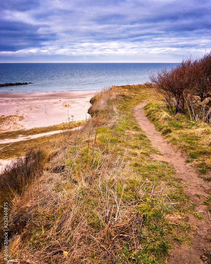 Cliff on the Baltic Sea between Ahrenshoop and Wustrow, Mecklenburg-Vorpommern. Cliff on the Baltic Sea between Ahrenshoop and Wustrow, Mecklenburg-Vorpommern.