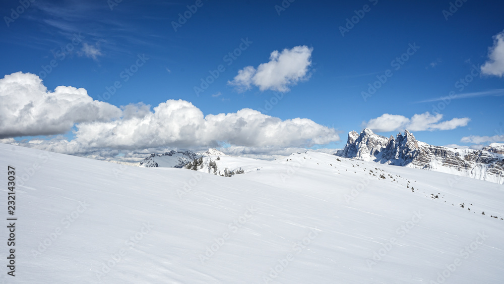 SNOW AND CLOUDS