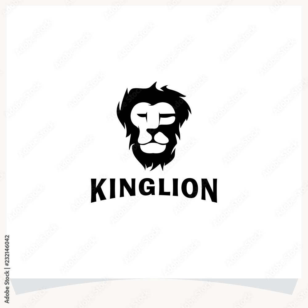 King Lion Logo Designs Template