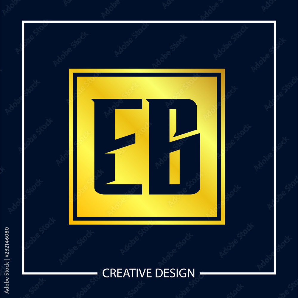 Initial Letter EB Logo Template Design Vector Illustration Initial Letter EB Logo Template Design Vector Illustration