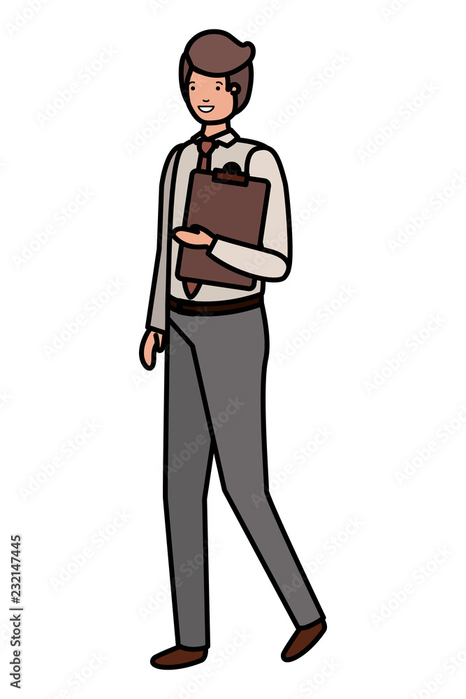 young business man avatar character young business man avatar character