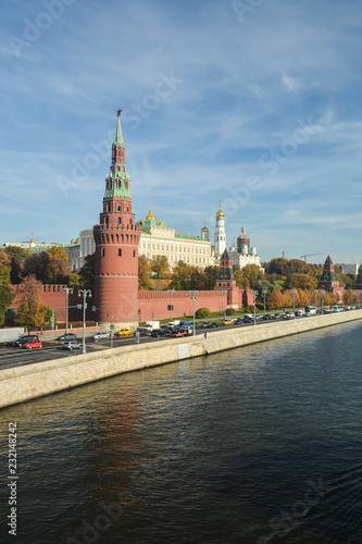 Moscow Kremlin from the embankment.