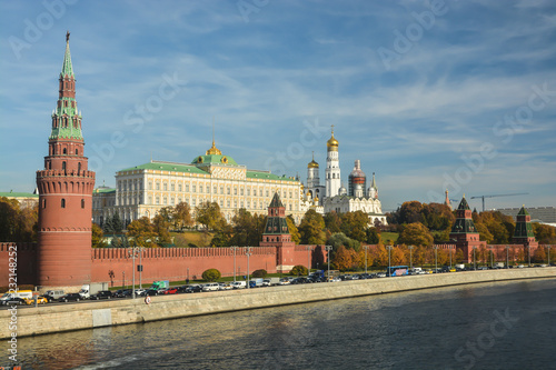 Moscow Kremlin from the embankment.