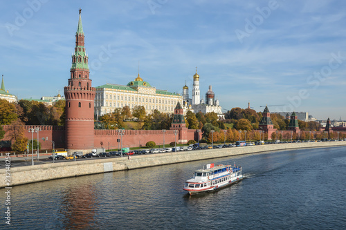 Moscow Kremlin from the embankment.
