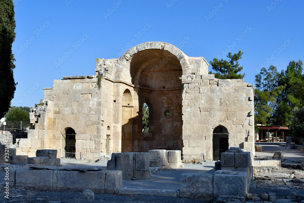 Greece, Crete, Gortyn, historical church