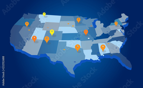 United States Geo Map
