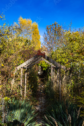 Schrebergarten im Herbst photo