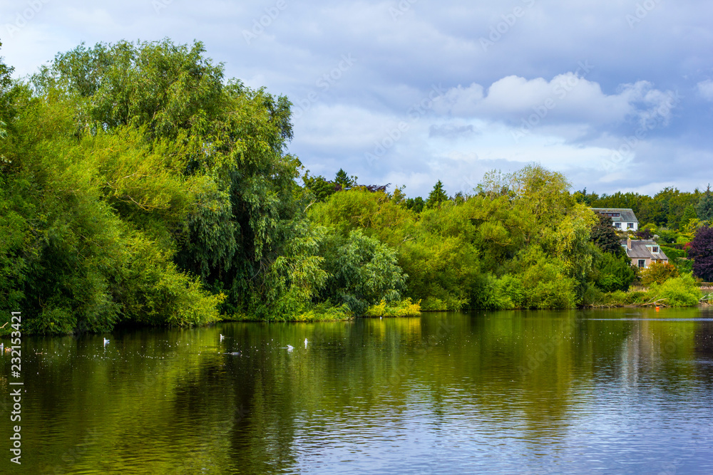Linlithgow Loch in Linlithgow, Scotland Linlithgow Loch in Linlithgow, Scotland