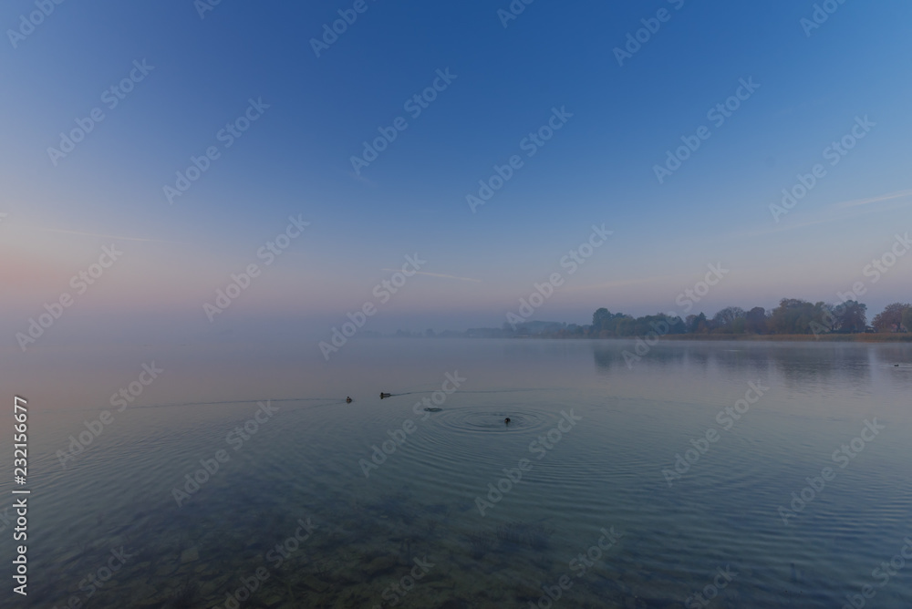 Herbstmorgen am Unteruckersee