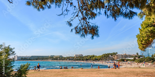 Foto Sa Coma Beach in Mallorca, Mojorca, Spain