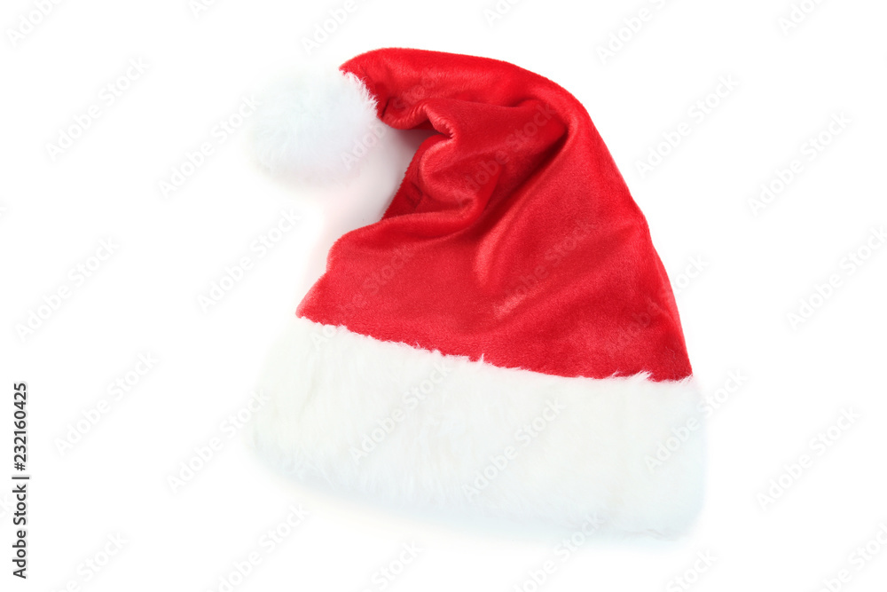 Santa claus hat isolated on white background Santa claus hat isolated on white background