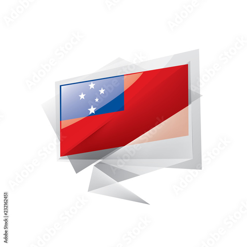 Free Download Samoa flag, vector illustration on a white background. - GFXLoad