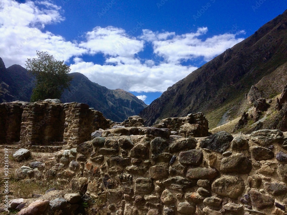 Ancient ruins in Peru