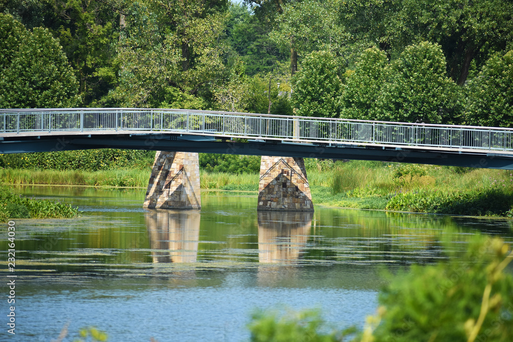 Walking Bridge Over Water
