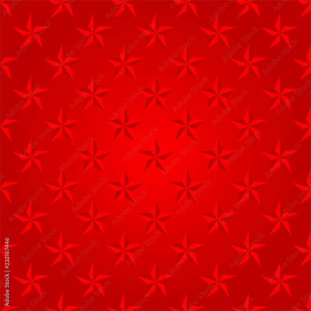 Luxury gold background with red shiny stars in a row side by side and below them Luxury gold background with red shiny stars in a row side by side and below them