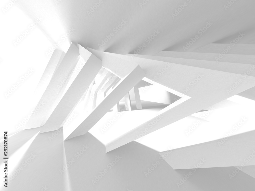 Abstract Modern White Architecture Background Abstract Modern White Architecture Background