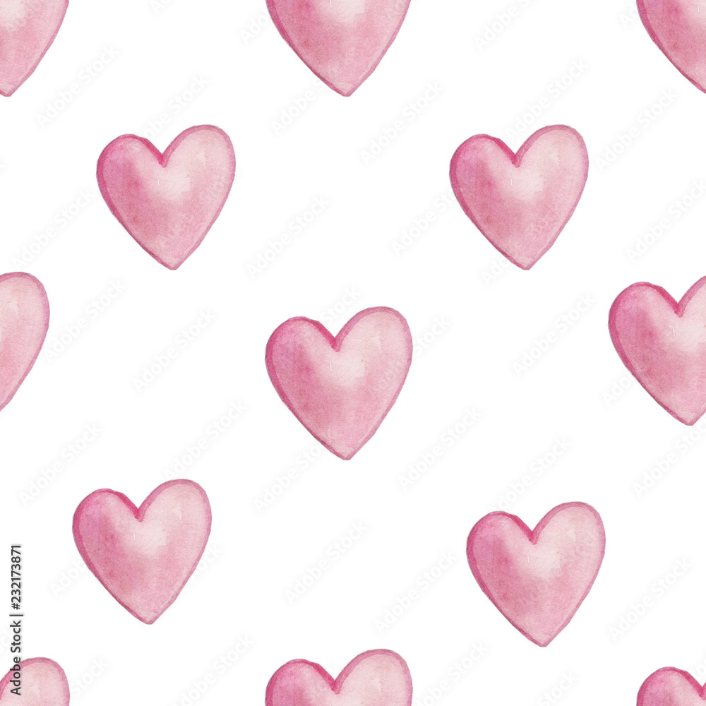 Romantic watercolor seamless pattern Romantic watercolor seamless pattern