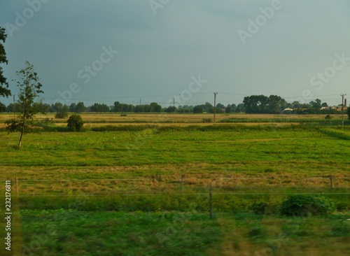 Felder in der Landschaft