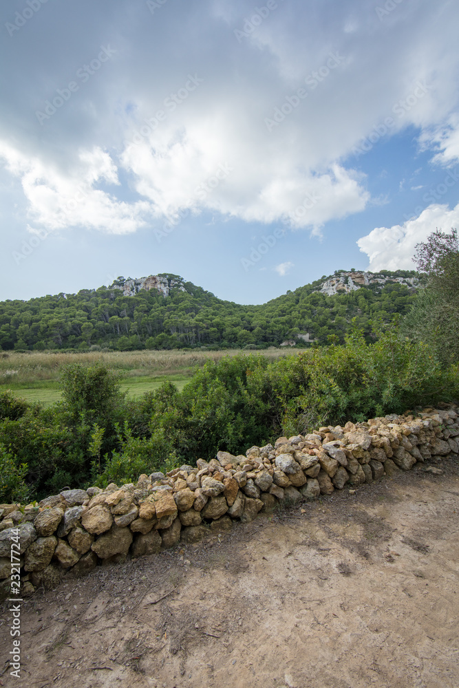 Naturschutzgebiet Prat de Son Bou, Menorca, HDR Naturschutzgebiet Prat de Son Bou, Menorca, HDR