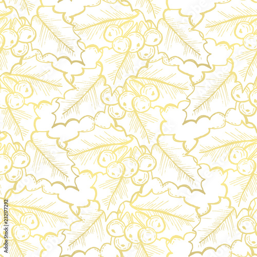 golden seamless pattern