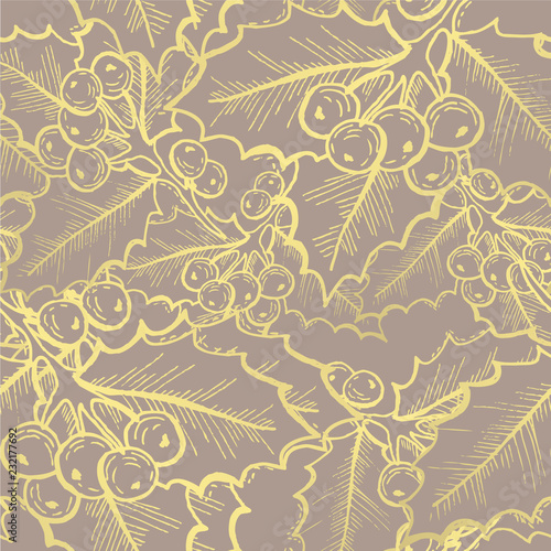 golden seamless pattern