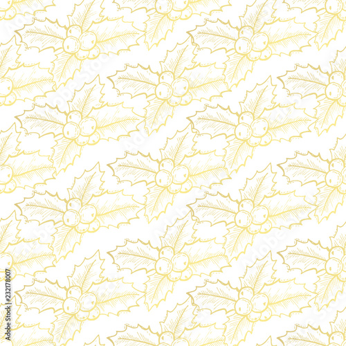 golden seamless pattern